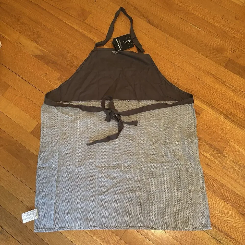 NWT KITCHENAID Apron New Evergreen 100% Cotton Kitchen Cooking Baking New